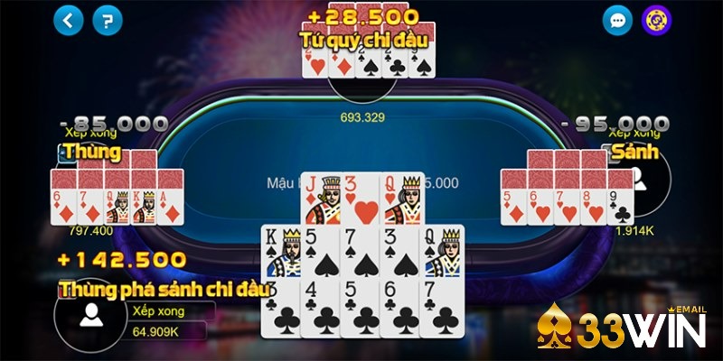 Tìm hiểu những trường hợp thắng trường trong mậu binh
