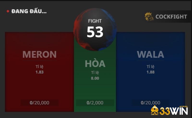 Tỷ lệ thưởng cực cao tại 33win khi cửa hòa chiến thắng